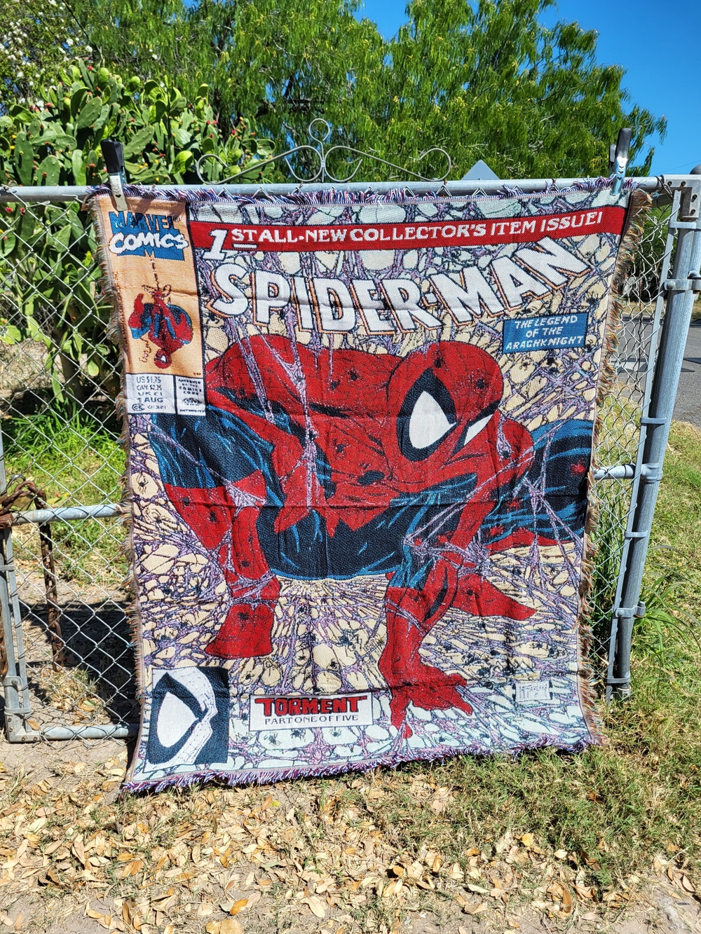 Spider-Man Comic Wall Tapestry Or Blanket